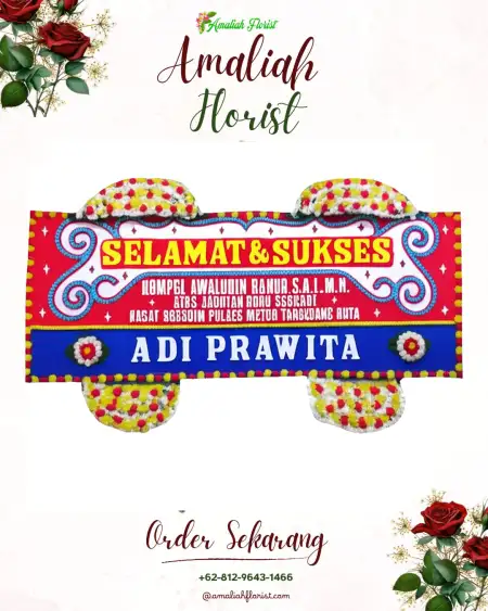 Papan Bunga Ucapan Selamat Gambiranom